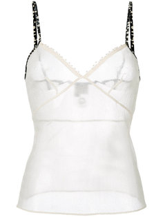 spaghetti strap tank top Chanel Vintage