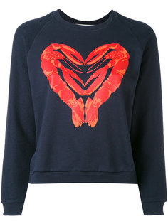 lobster heart sweatshirt Peter Jensen