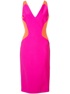 colour block sleeveless mini dress Mugler