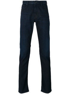 джинсы кроя слим с подвернутым подолом Armani Jeans
