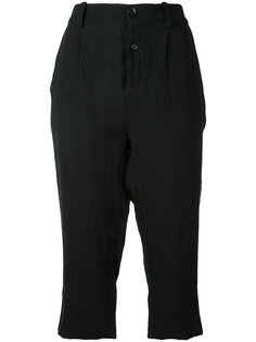 pleated cropped trousers Aleksandr Manamïs