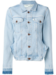 frill detail denim jacket  Off-White