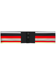 striped button belt Diane Von Furstenberg