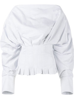 объемная блузка в полоску  Jacquemus
