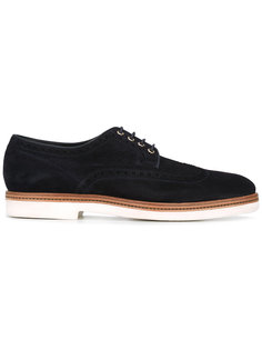 туфли дерби на шнуровке Santoni