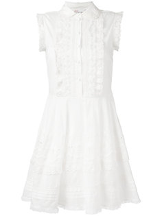 ажурное платье с кружевной отделкой Red Valentino