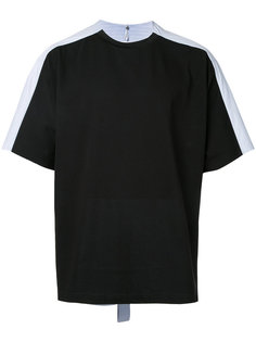 футболка с контрастной спинкой Oamc