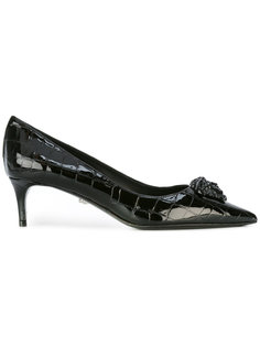 туфли на невысоких каблуках Palazzo  Versace