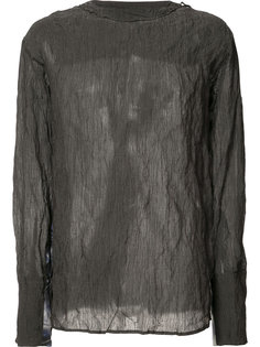 semi-sheer longsleeved T-shirt Yang Li