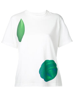 leaf print T-shirt Julien David