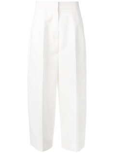 широкие укороченные брюки Jil Sander