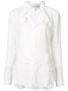 gathered collar shirt Ys Y`s
