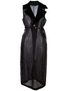 прозрачное длинное платье Comme Des Garçons Vintage