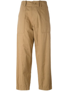 straight cropped trousers Ys Y`s
