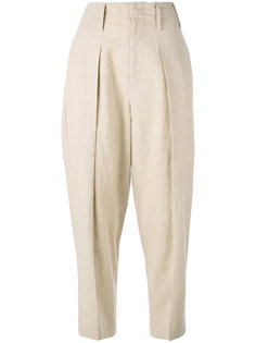 wide leg tapered trousers Ys Y`s