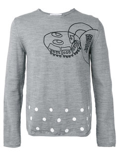 свитер с принтом робота Comme Des Garçons Shirt