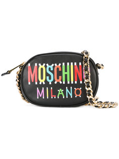 овальная сумка через плечо Milano Moschino