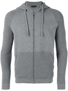 panelled zipped hoodie Z Zegna