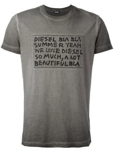 футболка с графическим принтом Diesel