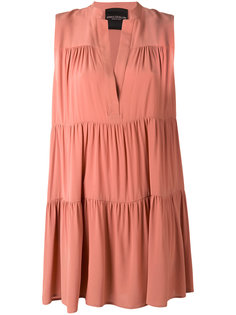 sleeveless tiered dress Erika Cavallini