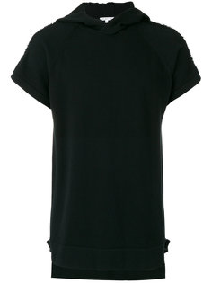 толстовка с короткими рукавами и капюшоном Helmut Lang