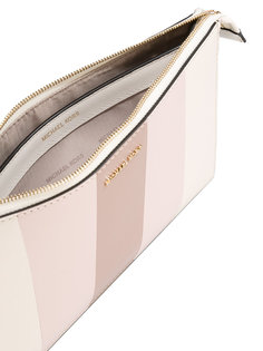 striped clutch Michael Kors