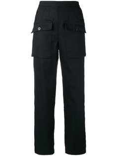 sailor button straight leg trousers Chloé