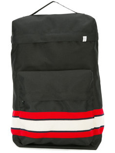 striped panel backpack Facetasm