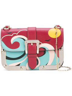 abstract patterned shoulder bag Red Valentino