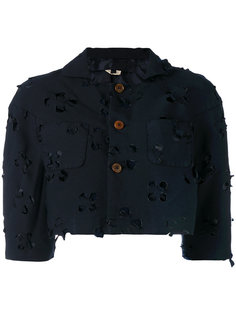 укороченный пиджак с вырезными деталями Comme Des Garçons Comme Des Garçons