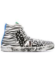 кеды Super Star с зебровым принтом Golden Goose Deluxe Brand