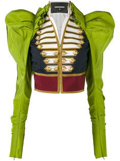 exaggerated sleeve military jacket Dsquared2