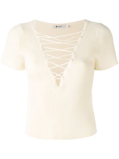deep v-neck top T By Alexander Wang