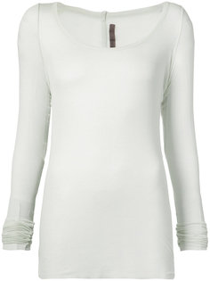 scoop neck elongated top Rick Owens Lilies