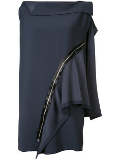 flat combination zip dress Issey Miyake
