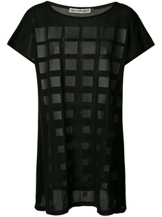 grid tulle tunic Issey Miyake