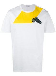 футболка с вышивкой мотоцикла Salvatore Ferragamo