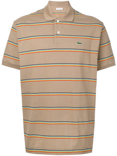 рубашка-поло с разноцветными полосами Lacoste