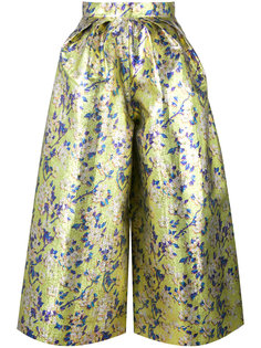 wide-leg floral trousers Delpozo
