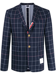 пиджак в клетку Thom Browne