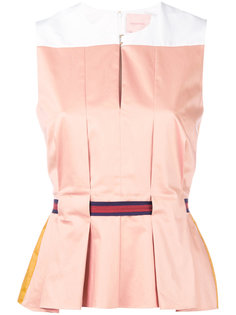 sleeveless belted blouse Roksanda