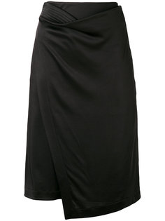 асимметричная юбка с запахом Atlein