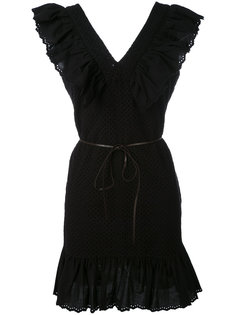 V-neck ruffle dress  Sonia By Sonia Rykiel