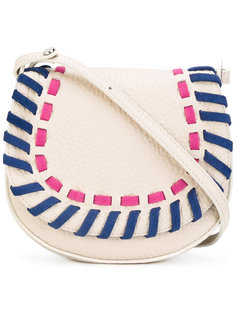 woven detail saddle bag Orciani