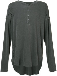 longsleeved henley T-shirt  NSF