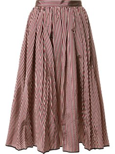 flared stripe skirt  Tome