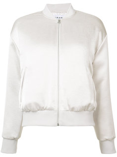 metallic bomber jacket Frame Denim