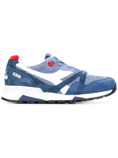 кроссовки со шнуровкой на утолщенной подошве Diadora