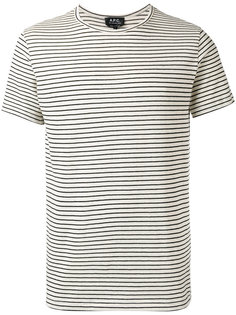 striped T-shirt  A.P.C.