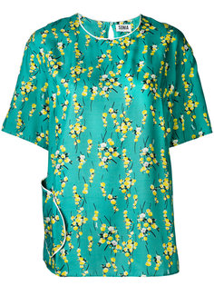 short-sleeve floral blouse  Sonia By Sonia Rykiel